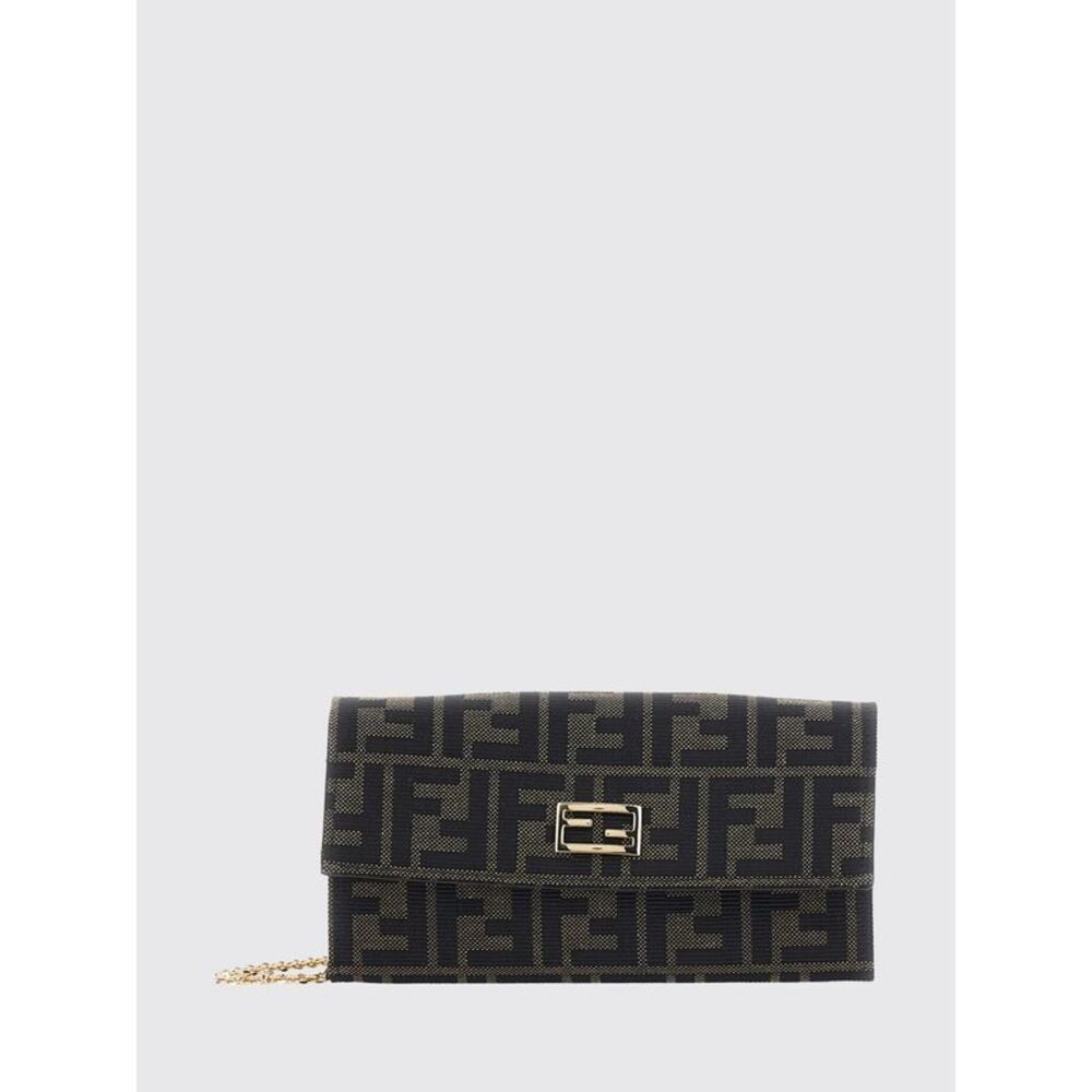 Fendi Women Fendi Tube Ff Monogram Fabric Mini Cross-Body Bag